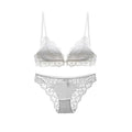 Ensemble de lingerie soutien-gorge et culotte Push Up en dentelle pour femmes