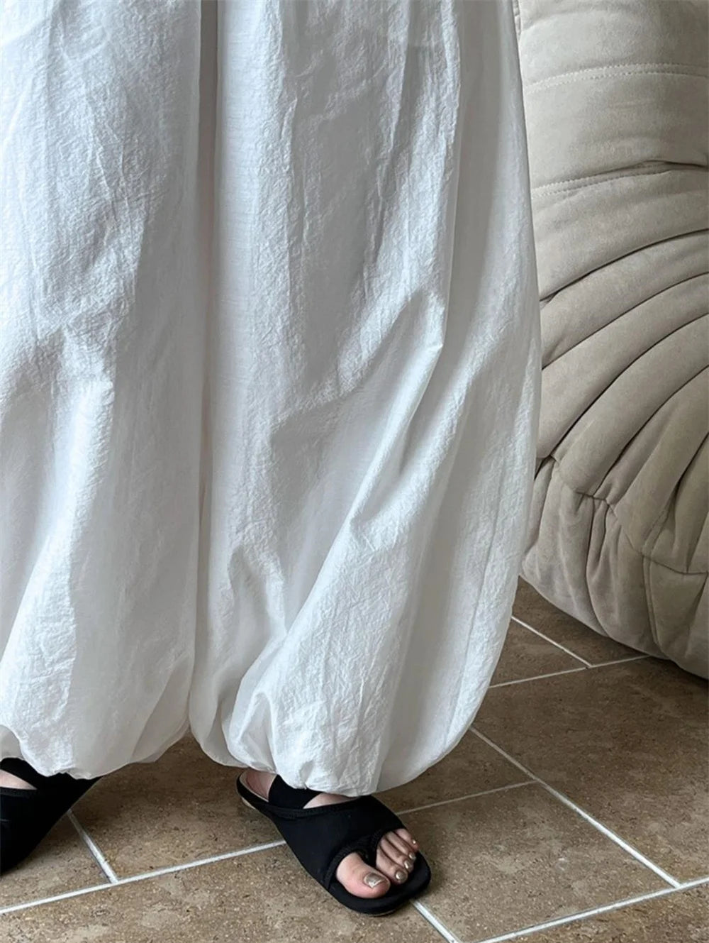 Pantalon lanterne surdimensionné pour femmes