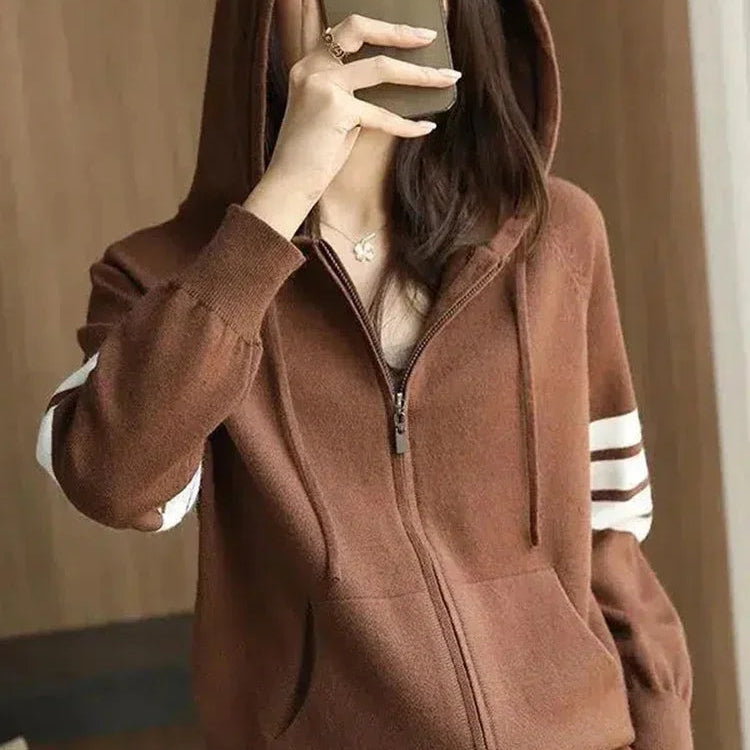 Vestes cardigan à capuche pour femmes