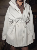 Manteau mi-long en coton pour femmes