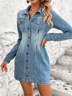 Robe en jean vintage style streetwear pour femmes