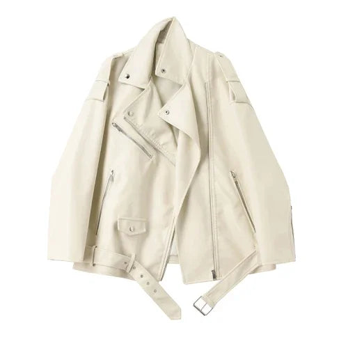 Vestes en simili cuir pour femmes