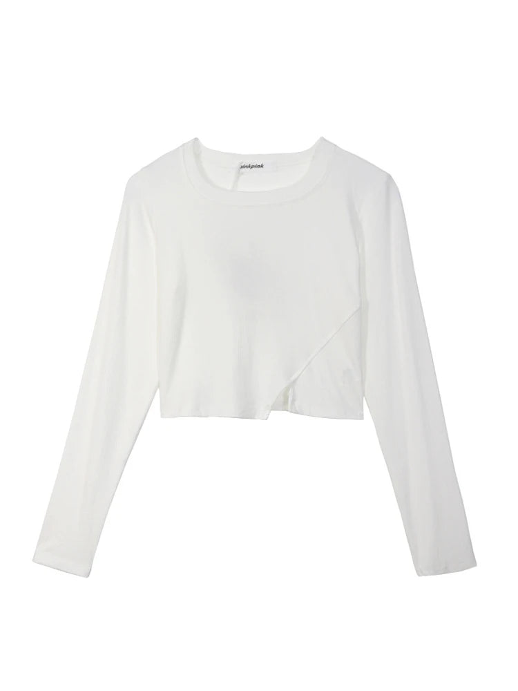 T-shirt Vintage à manches longues pour femmes