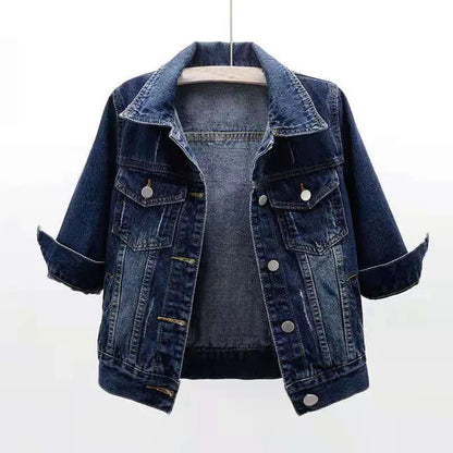 Veste Courte en Jean Femme