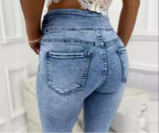 Pantalon crayon en jean pour femmes