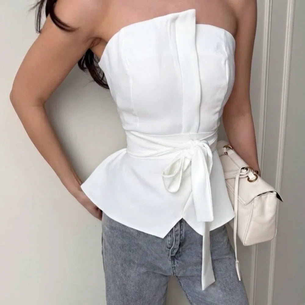 Débardeur Asymétrique Femme – Doux et Chic