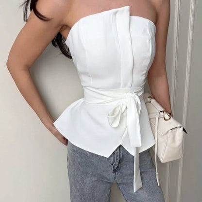 Débardeur Asymétrique Femme – Doux et Chic