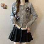 Cardigan court pour femmes