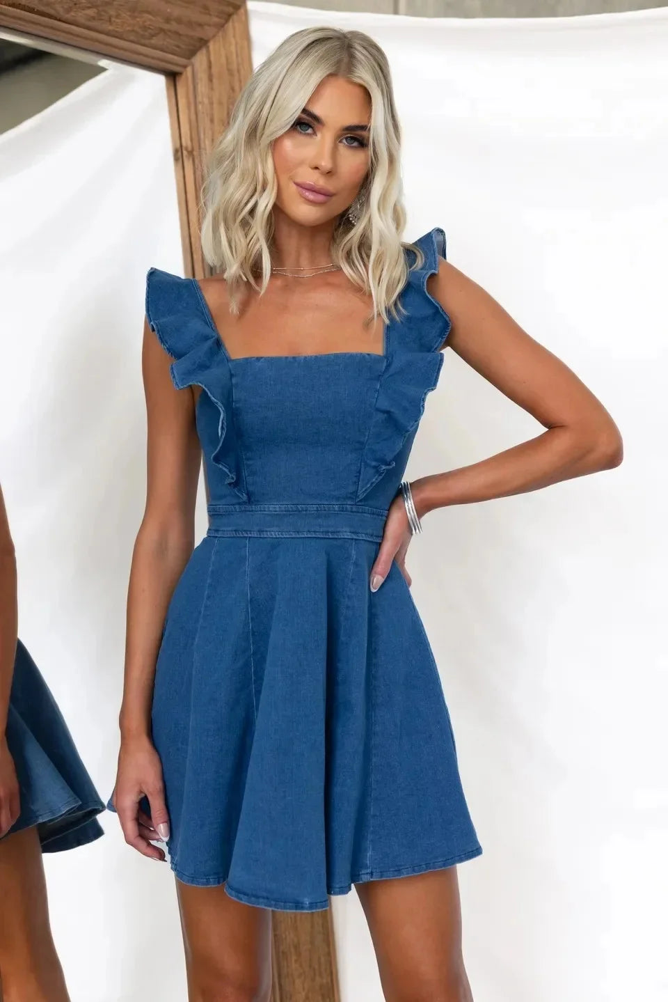 Robe en jean décontractée et tendance pour femmes