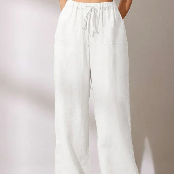 Pantalon d'été en coton pour femmes