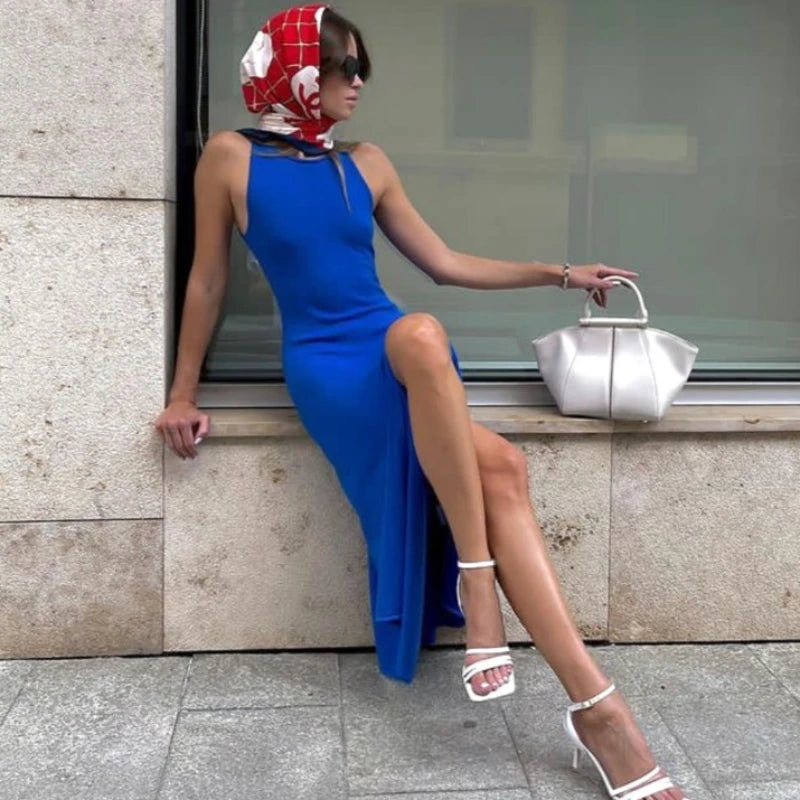 Robe d'été en maille pour femmes