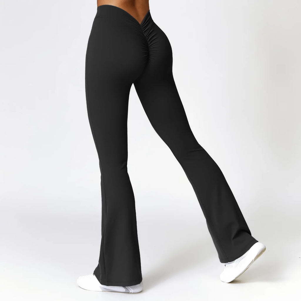 Leggings évasés à jambes larges pour femmes