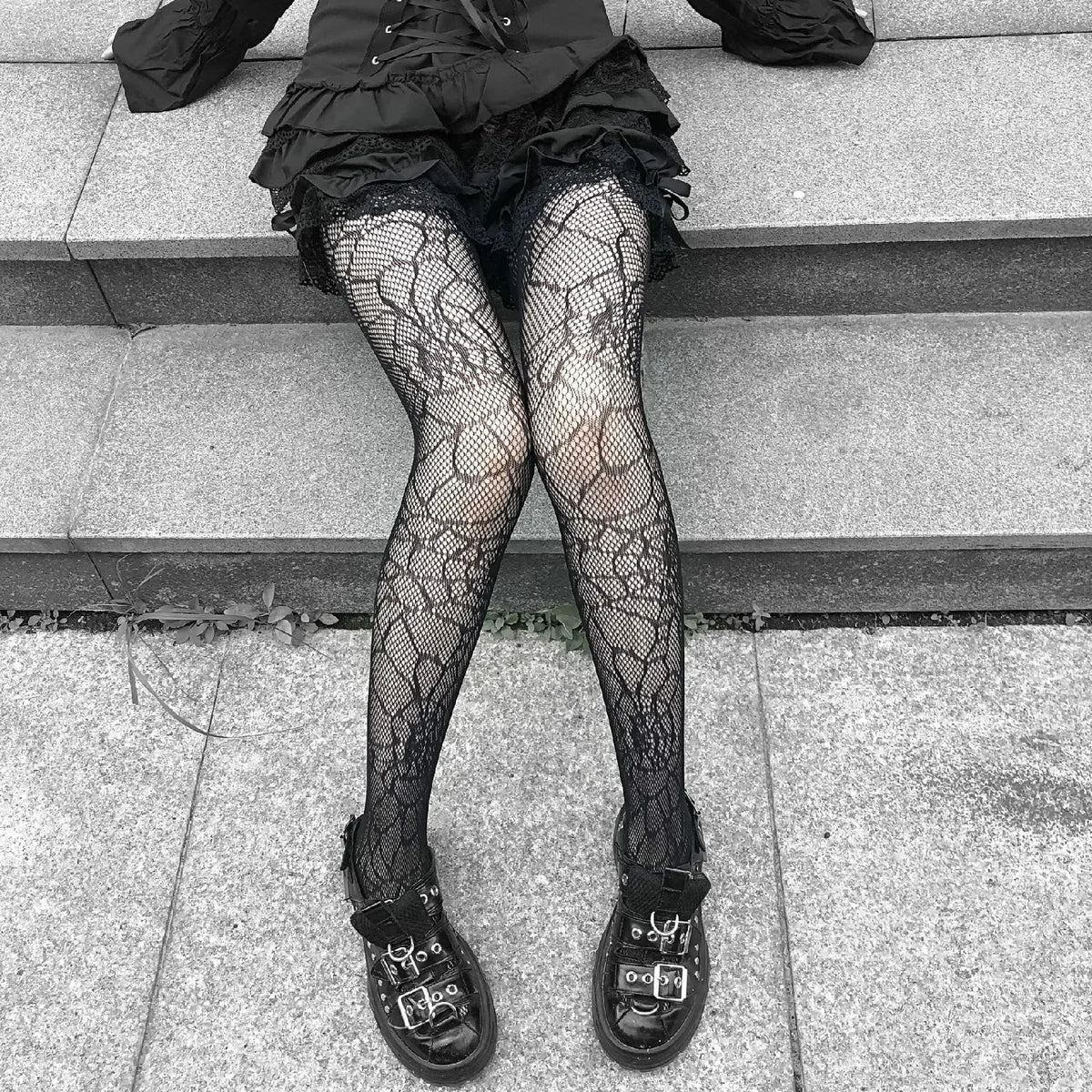 Collants Résille Femme – Maille Ajourée