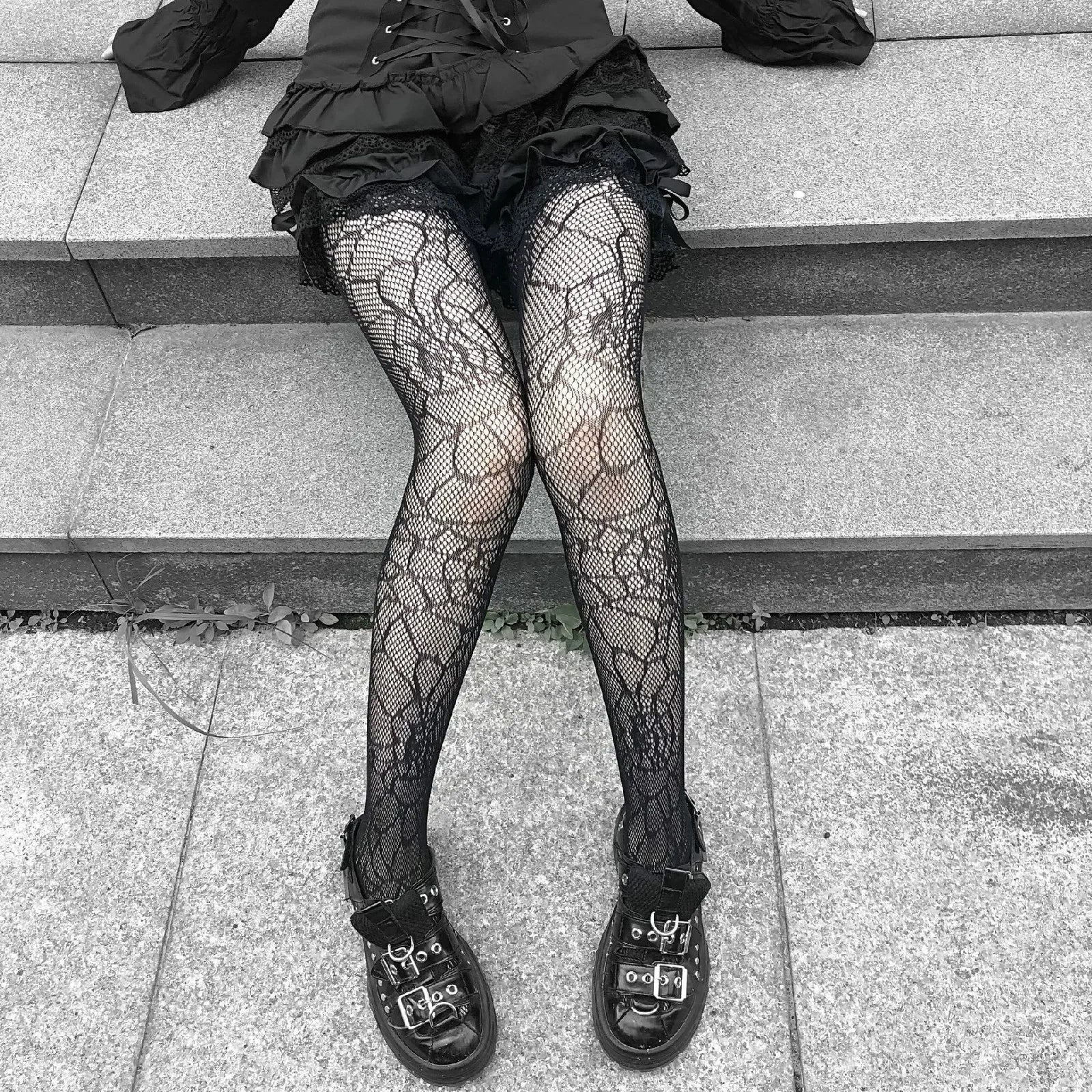 Collants en résille pour femmes