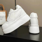 Basket en cuir véritable pour femmes