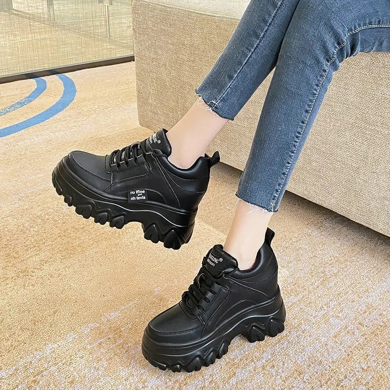 Baskets en cuir pour femmes
