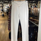 Pantalon de survêtement taille haute à ourlet brut pour femmes