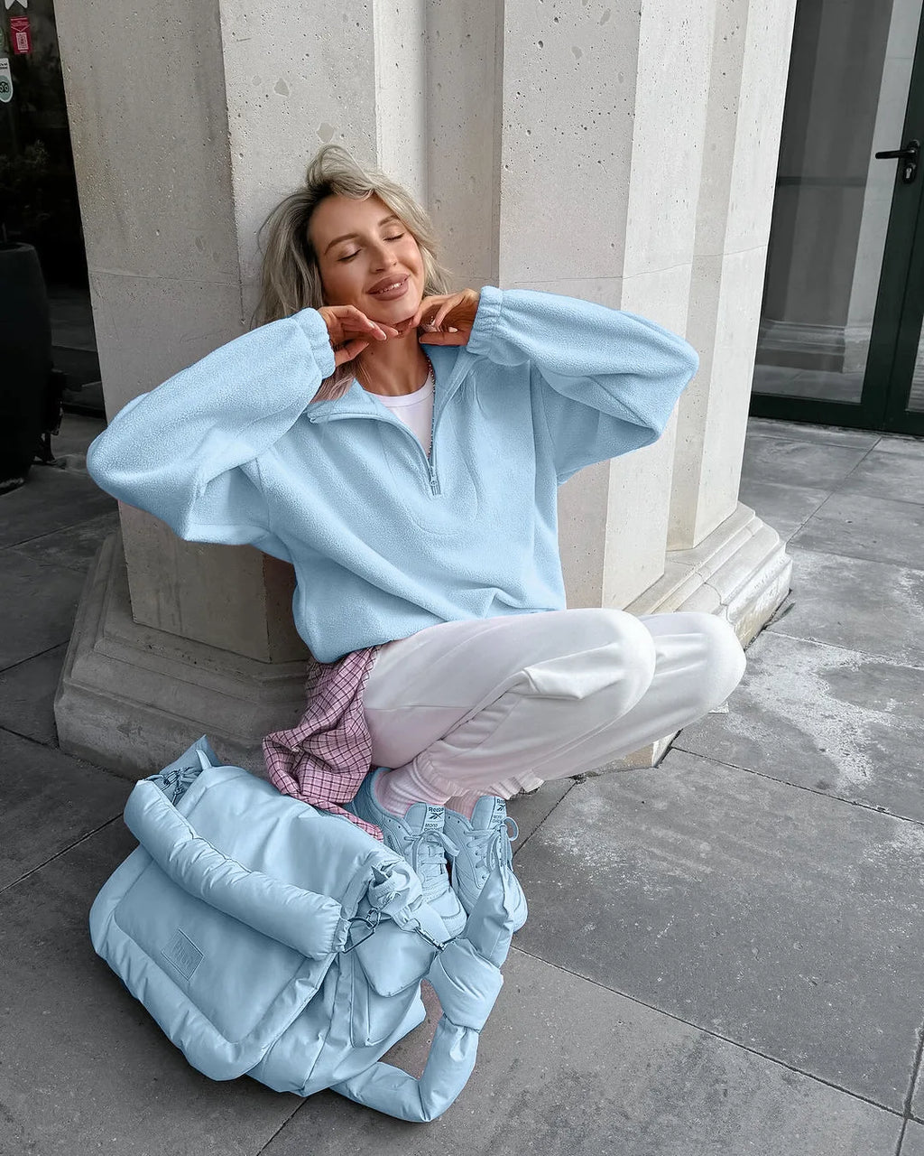 Sweat-shirt à capuche en molleton pour femmes