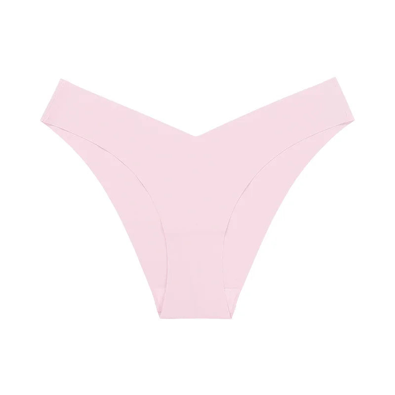String en soie taille basse sans trace pour femmes