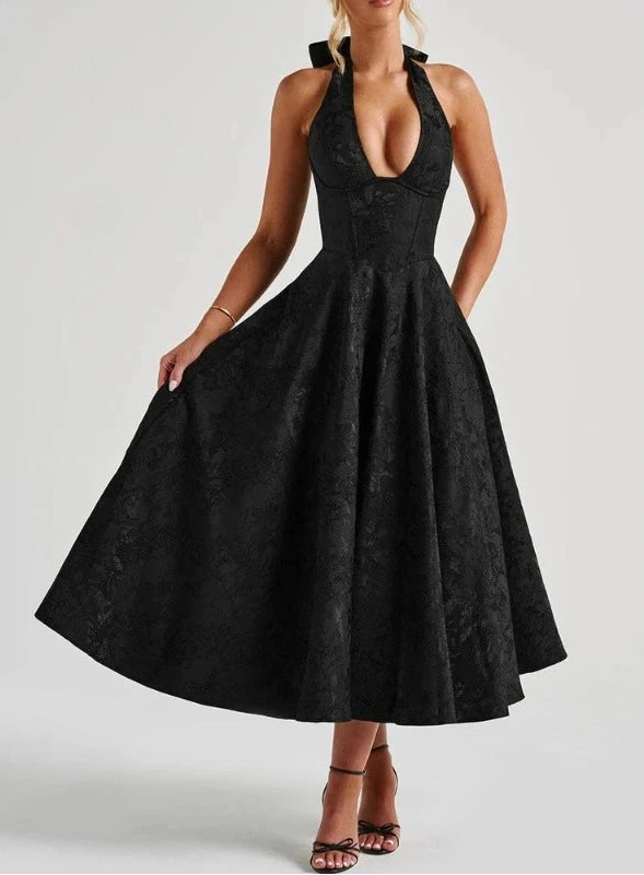 Robes longue plissé pour femmes