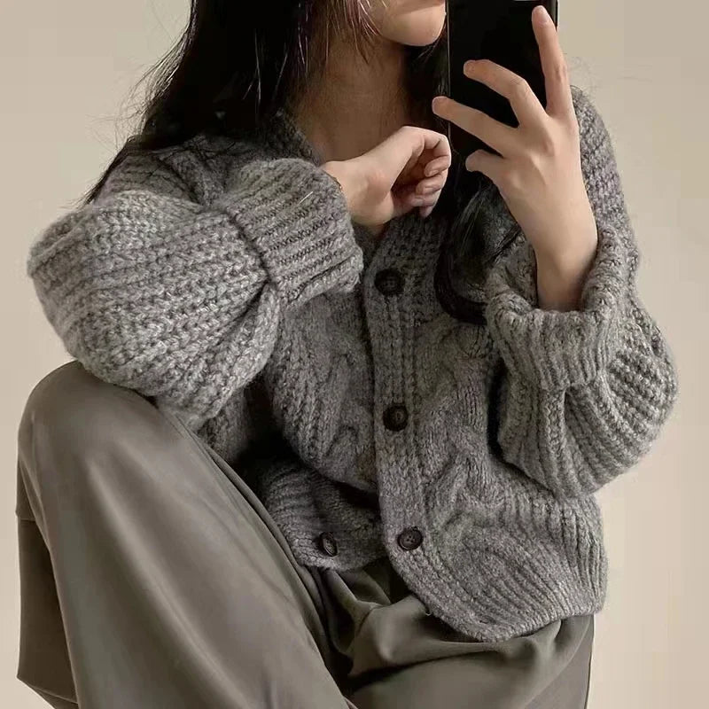 Cardigan tricoté à la mode pour femmes