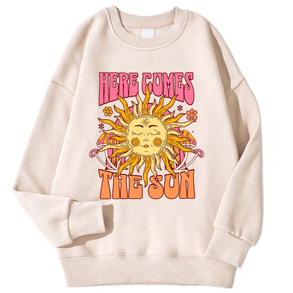 Sweat à Capuche Femme – Imprimé Léopard, Citrons et Soleil