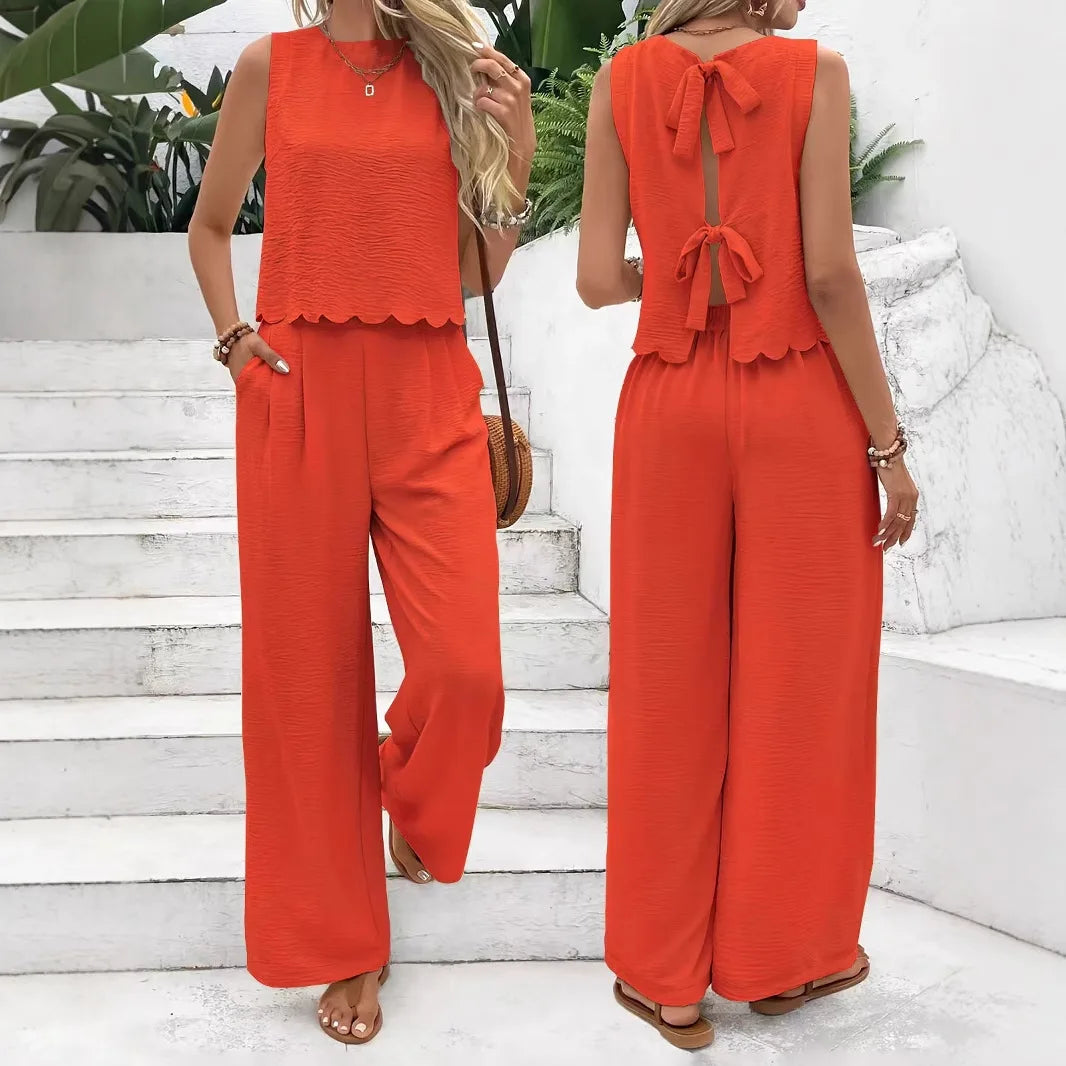 Ensemble pantalon ample et décontracté pour femmes