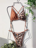 Maillot de bain une pièce à découpes hautes pour femmes