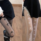 Collants en maille résille pour femmes