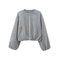 Veste d'aviateur souple et tendance pour femmes