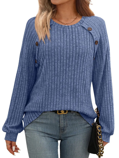 T-Shirt Oversize Femme – Manches Longues