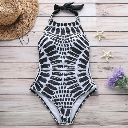 Maillot de Bain 1 Pièce Femme – Imprimé Tendance