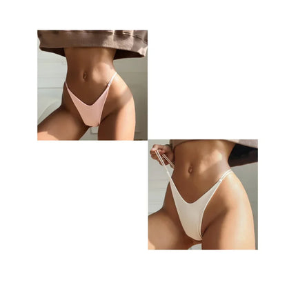 String Coton Femme – Taille Basse et Doubles Brides