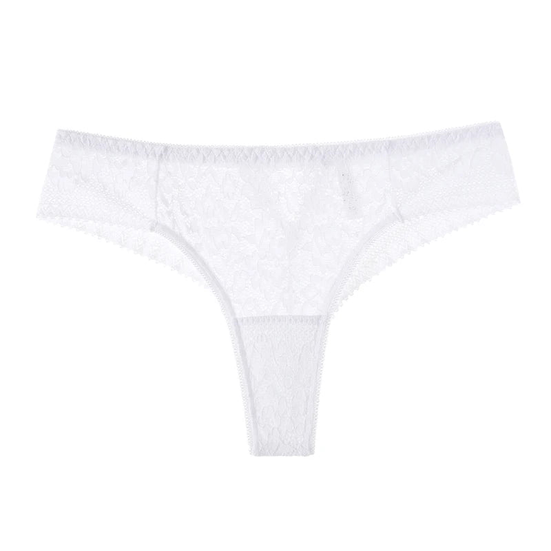 String taille basse en dentelle pour femmes