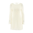 Robe courte moulante sexy en jacquard convexe pour femmes