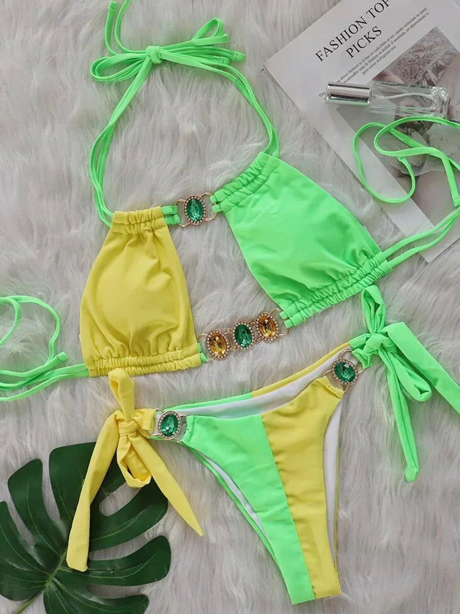 Bikini Ajouré 2 Pièces Femme – Découpes Tendance
