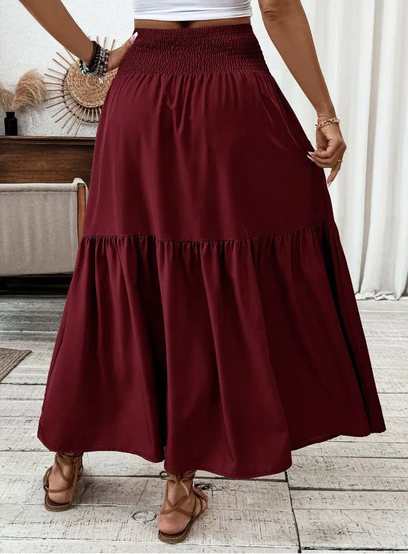 Jupe Longue Unie Femme