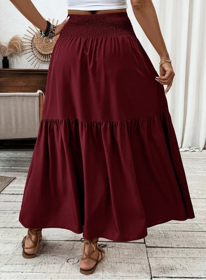 Jupe Longue Unie Femme