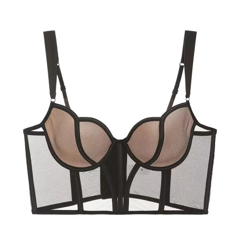 Soutien-gorge Push Up transparent pour femmes