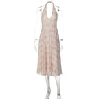 Robe imprimée de fleurs pour femmes