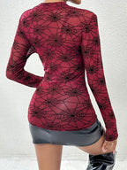 T-shirts en maille fine transparente amincissante pour femmes