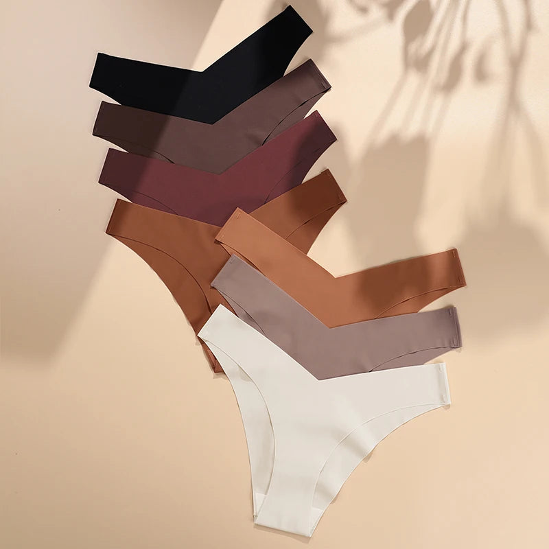 Culotte sans couture de taille moyenne pour femmes