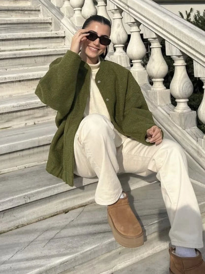 Blouson Rétro Oversize Style Streetwear