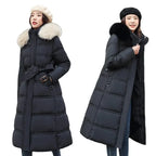 Parka en coton duveteux pour femmes
