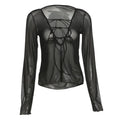 T-shirt en maille et manches longues pour femmes