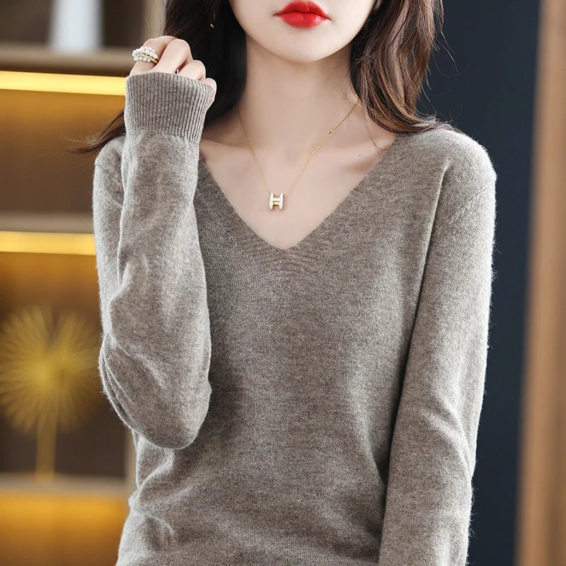 Pull à coupe ajustée pour femmes