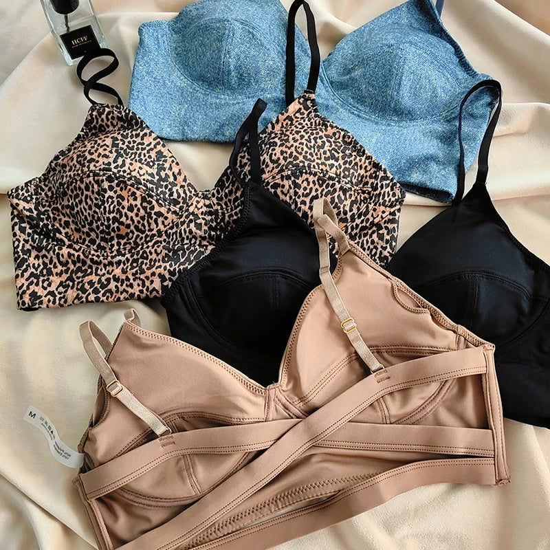 Soutien-gorge confortable sans fil sans couture pour femmes