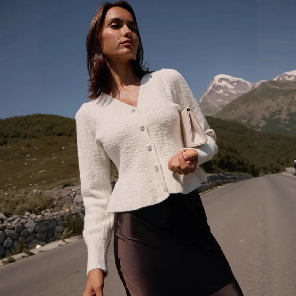 Cardigan en tricot pour femmes