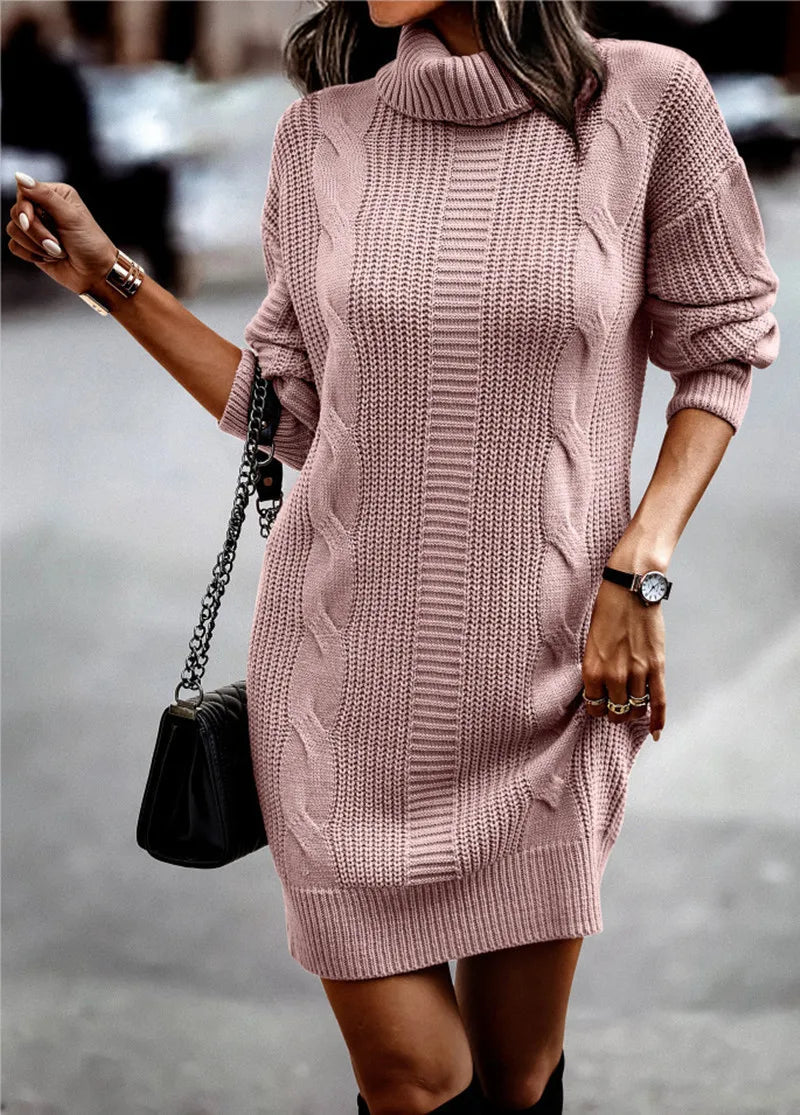 Robes courtes amples et décontractées de couleur unie pour femmes