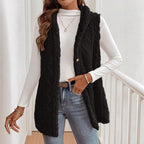Gilet ample sans manches pour femmes